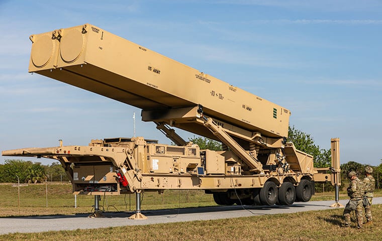 Soldiers Test Long Range Hypersonic Weapon